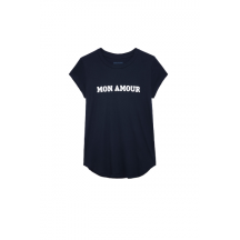 zadig-et-voltaire-woop-mon-amour-t-shirt-blå-JWTS01568430